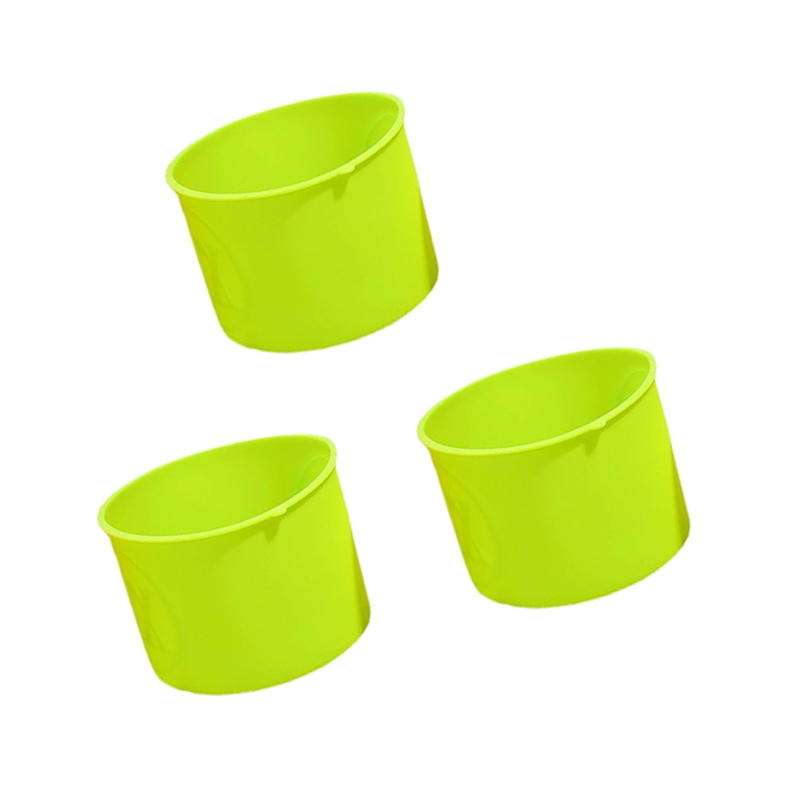 Whoasyst 3Pcs Food Grade Silicone Cake Mold Round Baking Pan Dessert Bakeware Suitable for Oven and Dishwasher Elastomer Cake Molds