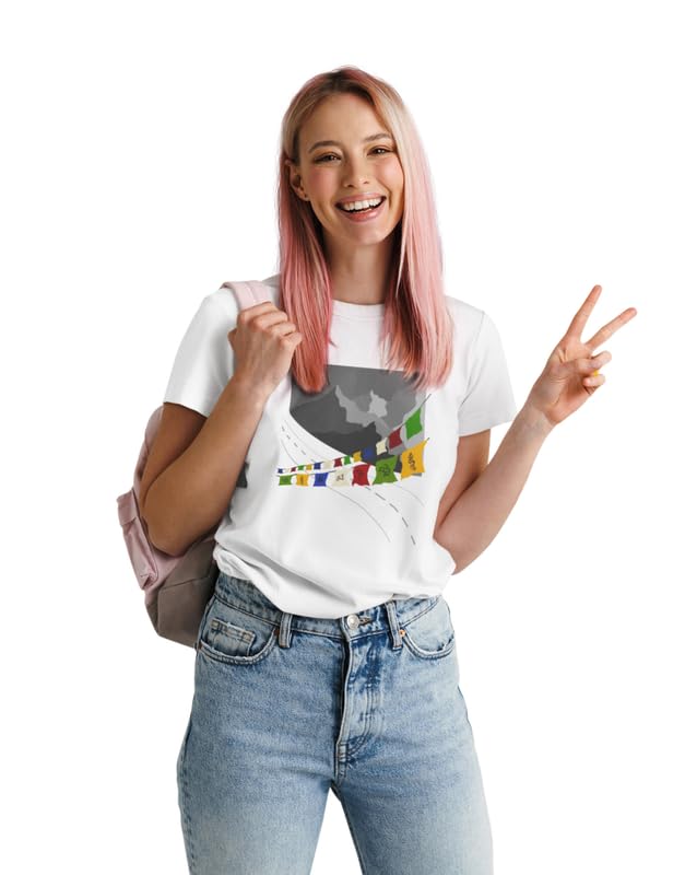 Prayer Flag | Printed Unisex T-Shirts | 100% Cotton | Roundneck, Half slevees-picture-34