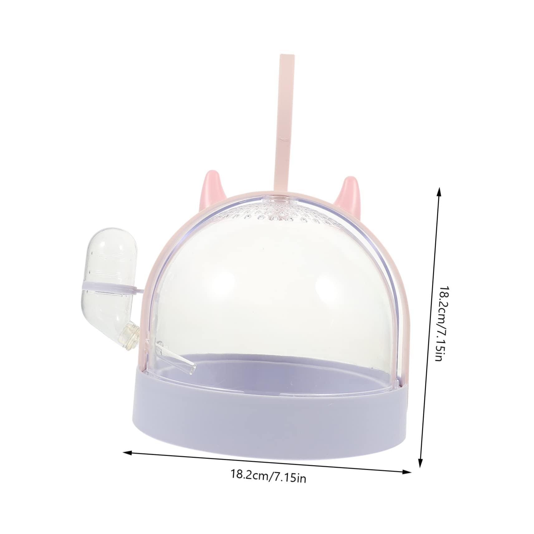 HEMOTON Portable Hamster Carrier Cage Lightweight Breathable Pet Travel Box for Animals for Hamsters Hedgehogs and Other Pets Convenient for Outdoor Activities and Travel