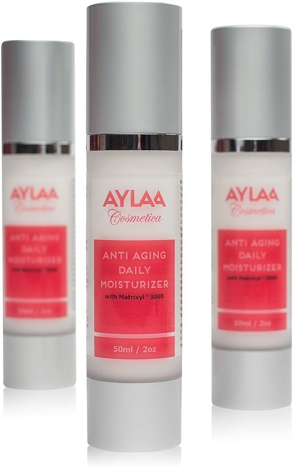Daily Moisturizer Anti Aging Cream with Matrixyl 3000 - Facial Anti Aging Moisturizer and Beauty Cream
