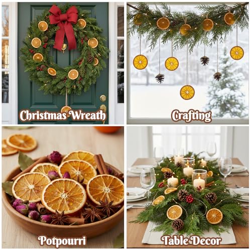 Dried Orange Slices for Crafts 30pcs – Natural Citrus Decor to Instantly Elevate Cozy Seasonal DIY Projects - Image 5