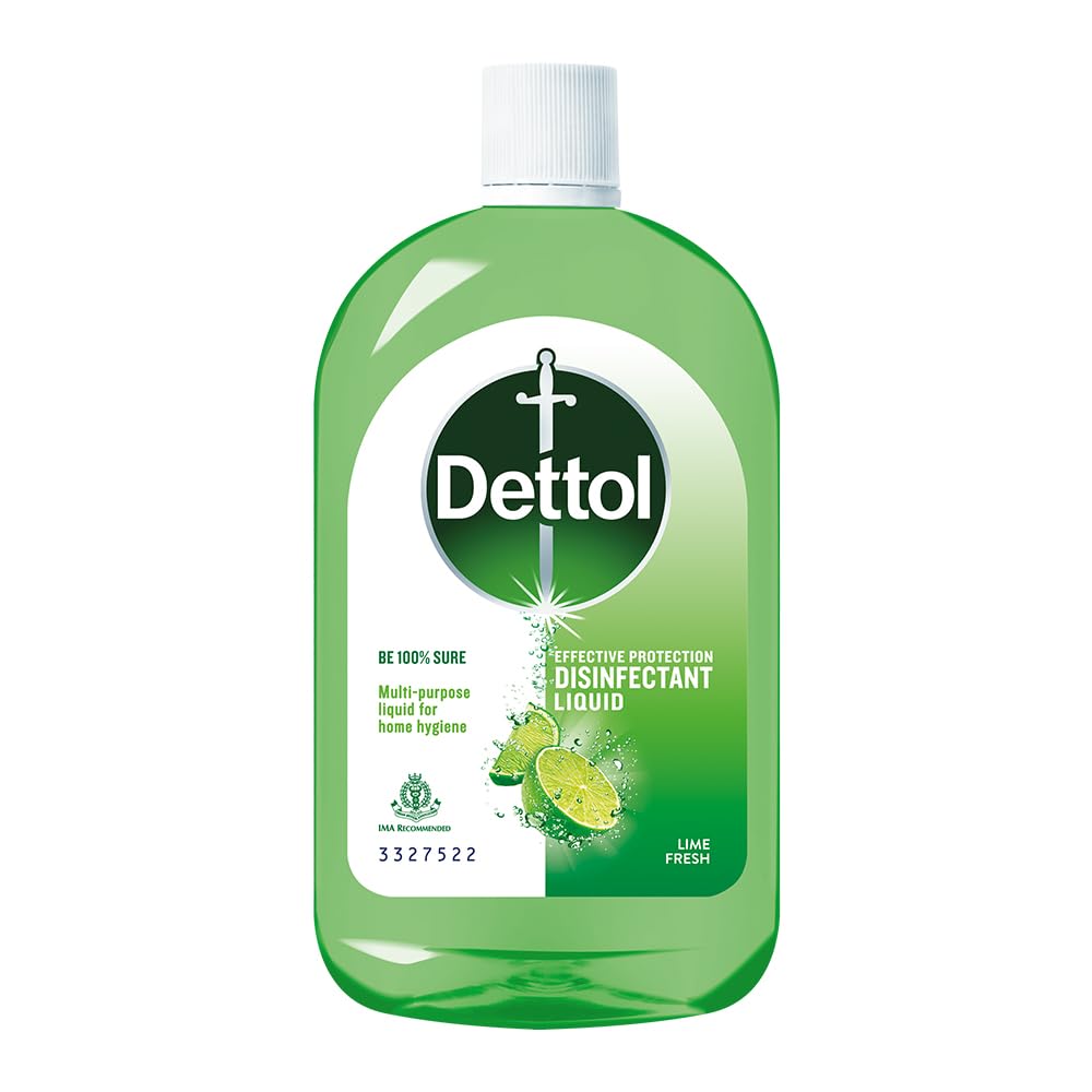 Dettol Liquid Disinfectant for Floor Cleaner, Surface Disinfection, Personal Hygiene (Lime Fresh, 550ml)-image-43