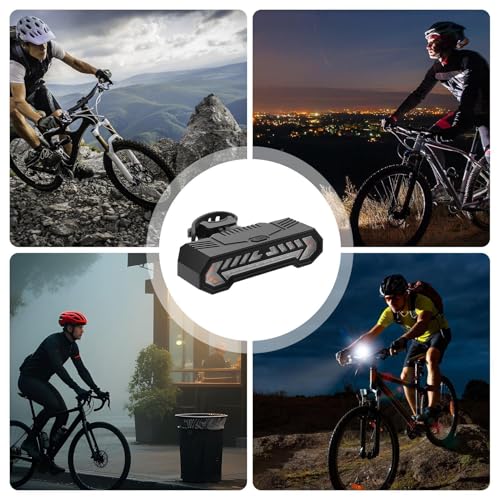 Feu de freinage arrière vélo LED intelligent avec télécommande sans fil