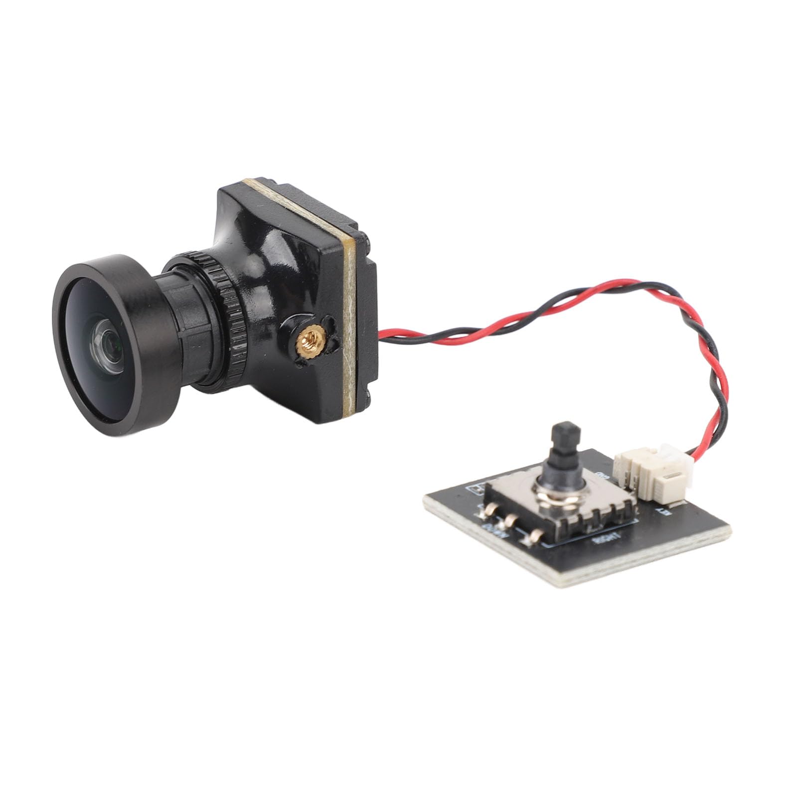 Obiettivo della telecamera per drone FPV WDR 1500TVL 2,1 mm Obiettivo grandangolare da 125 gradi Sensore Starlight Telecamera in miniatura con regolazione OSD per droni da corsa
