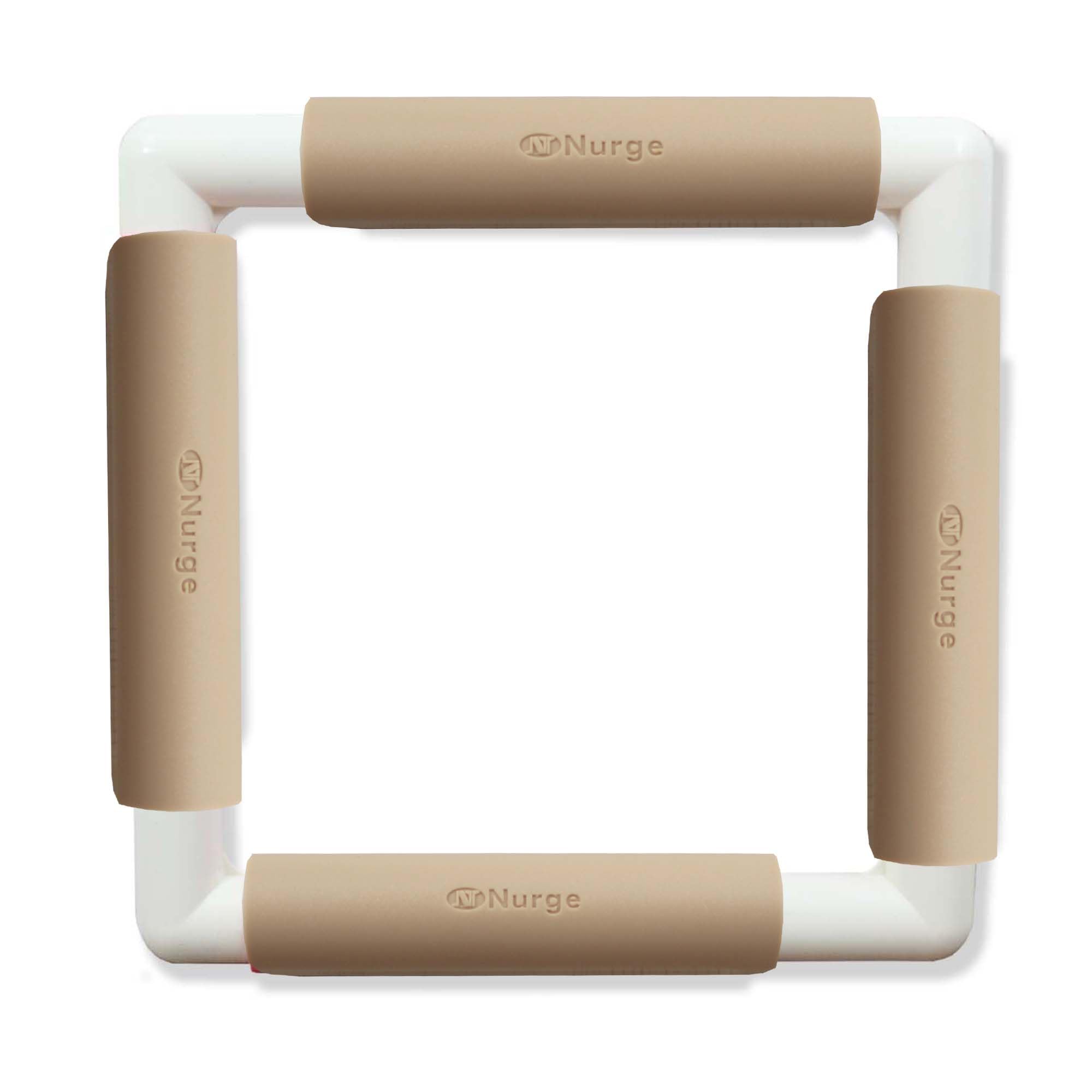 Whitecroft Essentials Beige Nurge Embroidery Snap Frame Lightweight Cross Stitch Tapestry Needlework Hoop 21Cm X 21Cm (Beige)