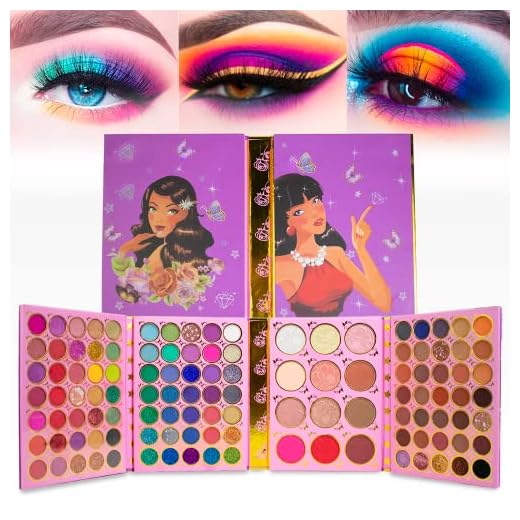 ManiBoom Paleta de Sombra de Ojos 117 Colores, Brillo Mate Pigmentado de Alta Durabilidad, Sombra de Ojos Profesional, Paleta Maquillaje, Impermeable Duradero, 117 Sombras Ultra Pigmentadas