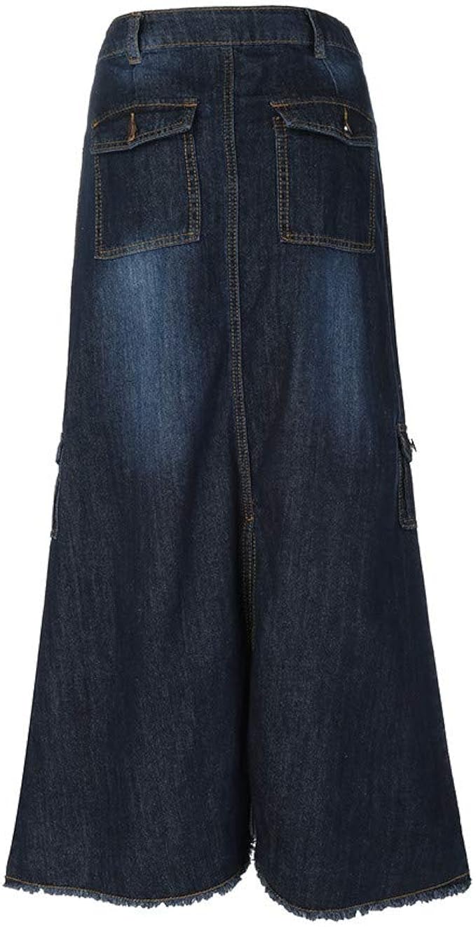 button front maxi skirt amazon