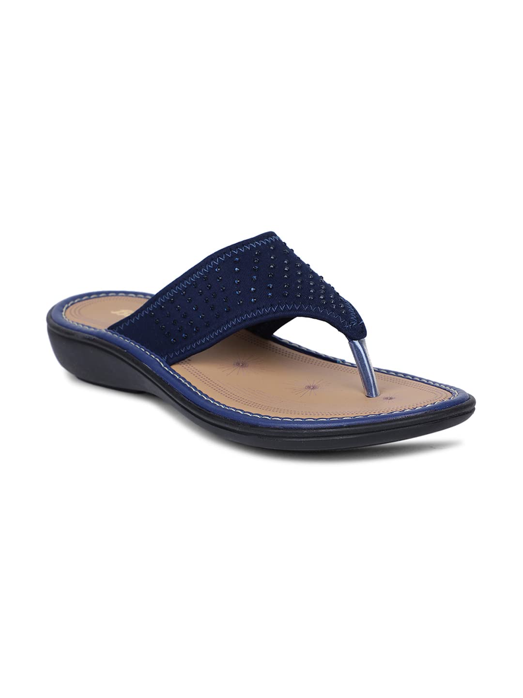 Bata Womens New Palm Flip Flop Thong (5719496_Navy_4 Uk) (B09W56VWWK) Amazon Price History, Amazon Price Tracker