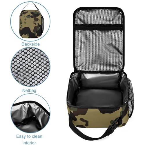 Custom Camouflage Dinosaur T-rex Backpack Set 4 in 1 Personalized Add Your Name School Bag with Lunch Bag Pencil Case Water Bottle Customized Backpack for Kids Girls Boys4