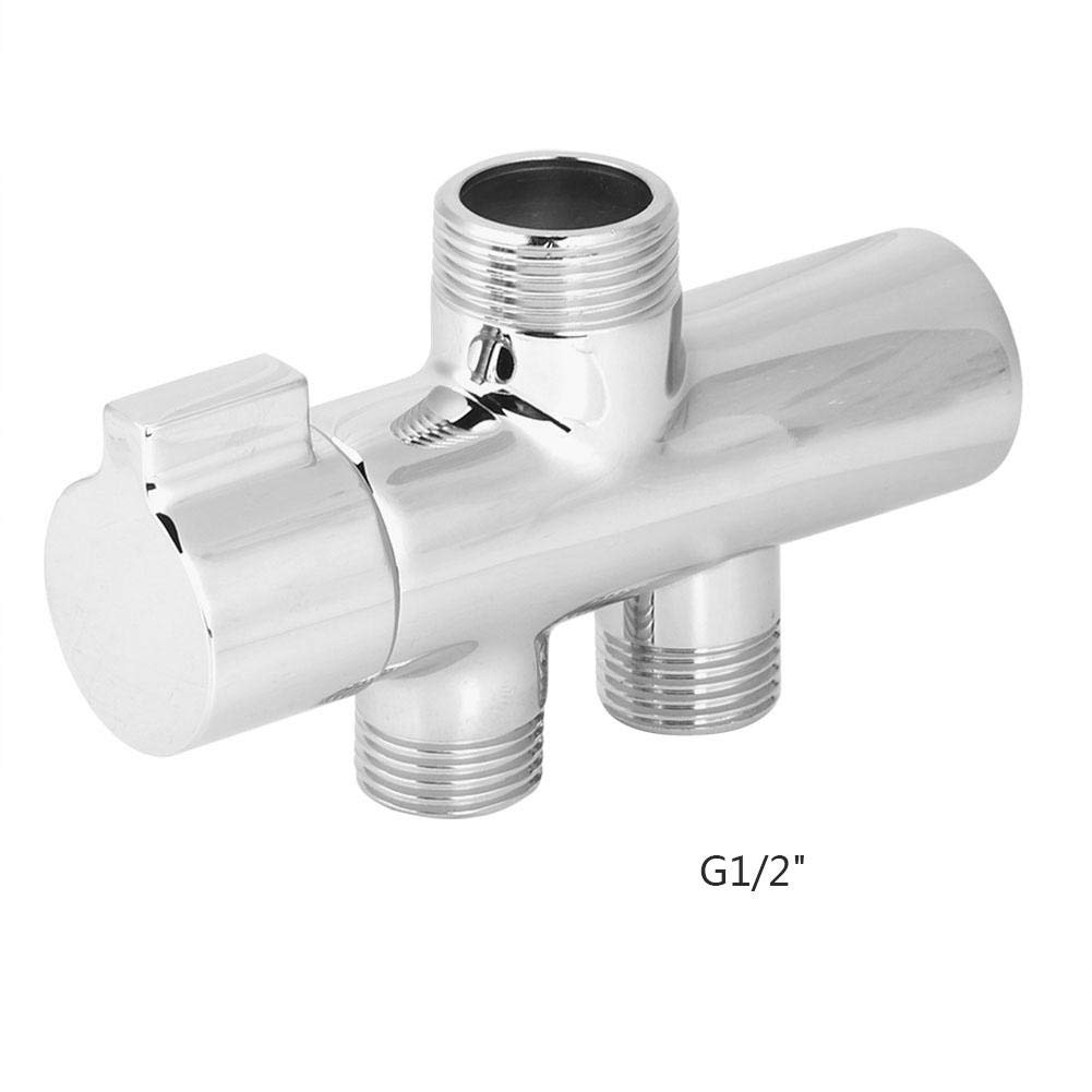 G1 / 2 "ścienny przełącznik prysznicowy zawór odcinający, 3-drożny uniwersalny system prysznicowy w łazience część zamienna do główki prysznicowej i stałej głowicy natryskowej