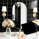 【Taille parfaite (15x15 cm) – s’adapte partout】Chaque panneau mural salle de bain mesure 15x15 cm et est disponible en paquets de 48 ou 96 pièces.. Ces stickers cuisine se coupent facilement sur mesure et conviennent aussi pour les meubles, plans de travail ou crédence existante – un vrai carrelage adhésif mural cuisine prêt à l’emploi.