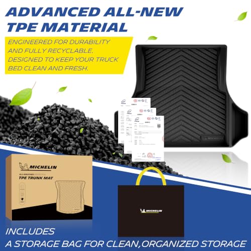 Image of Michelin Vehicle Mats for 2011-2023 Dodge Charger /Chrysler 300 RWD(1 Piece) | All-Weather TPE Custom Fit Liner, Premier