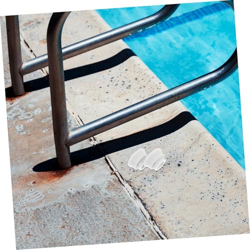 Tapones Blancos de Goma para Escalera de Piscina 2 Piezas miniatura 6