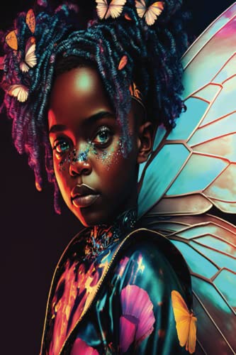 Brown Butterfly girl: weekly Planner Journal for Girls