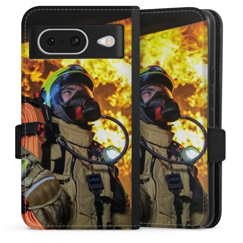 Etui Google Pixel 8 folio idéal pour le quotidien des sapeurs-pompiers