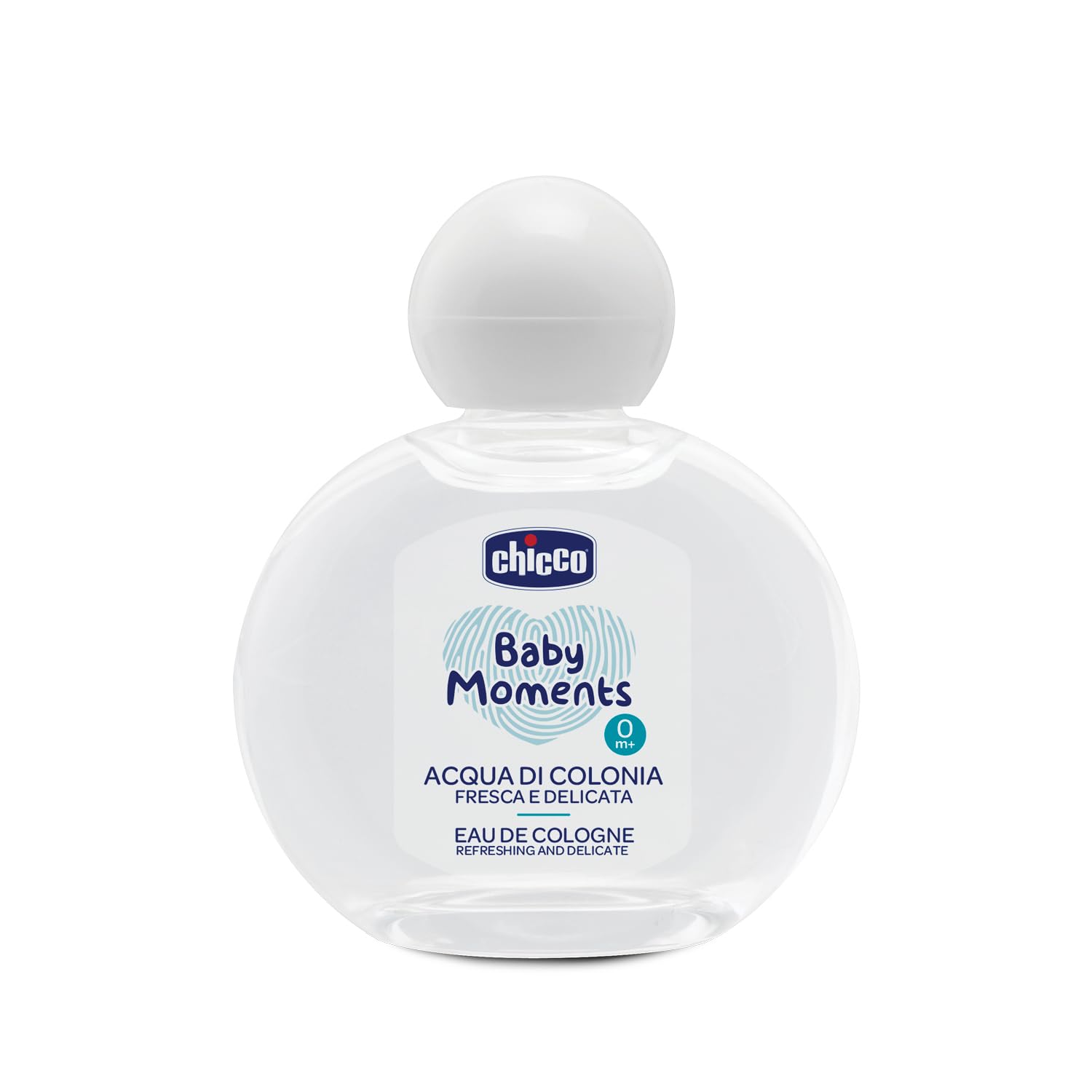 Chicco Acqua Di Colonia Baby Moments, Acqua Rinfrescante e Delicata Per Bambini, Delicata Fragranza con Ingredienti di Origine Naturale, 0 Mesi+,100 ml