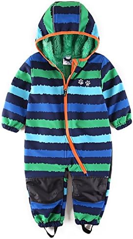 umkaumka Baby Boy Coveralls Bundlers All in One Bibs Fleece Set 24 Months