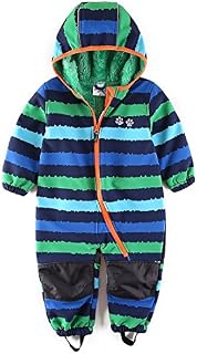umkaumka Boy Waterproof Pram Onesie Coveralls Unisex Snowsuit 18 Months