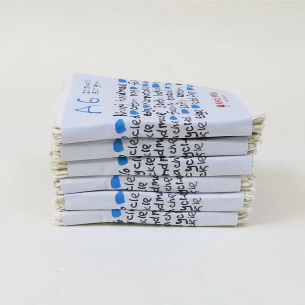 Khadi Carta per acquerelli, 100% fatta a mano, 320 g/m², ruvida, confezione da 20 fogli, formato A3