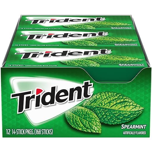 See full amazon price history chart for Tridents Spearmint Sugar Free Gum, 12 Packs of 14 Sticks 26g Each (Imported USA) Tridents Spearmint Sugar Free Gum, 12 Packs of 14 Sticks 26g Each (Imported USA) (B0D8JGN222) Amazon Price History, Amazon Price Tracker