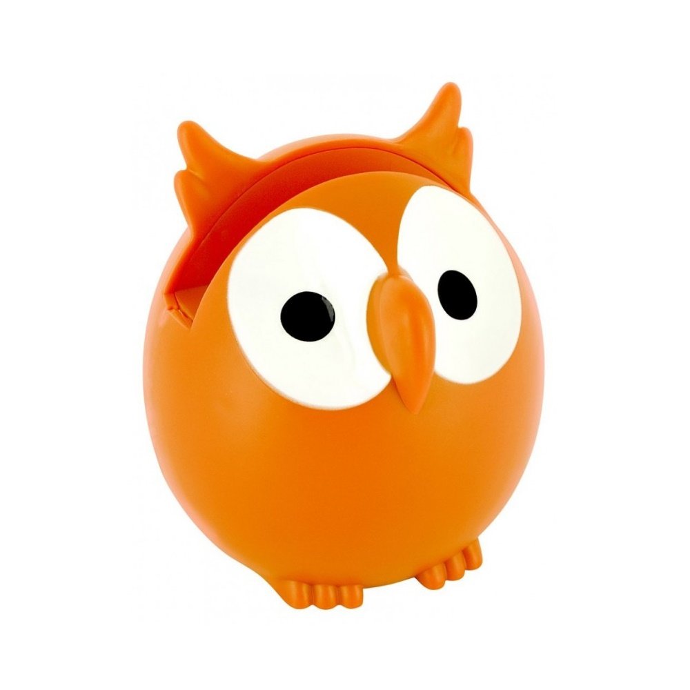 Pylones Eulen-Harnisch, Orange, Whimsisch, Eulenhalfter, Brillehalter, 1 Unité (Lot von 1), Orange, Einfarbig, Owl-Form