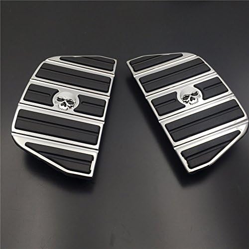 HK - Kit de inserción para estribos de pasajeros con forma tradicional compatible con modelos TOURING FLHT FLT FLTR FLHR FLHS FLHS FLSTC FLSTN FLSTF