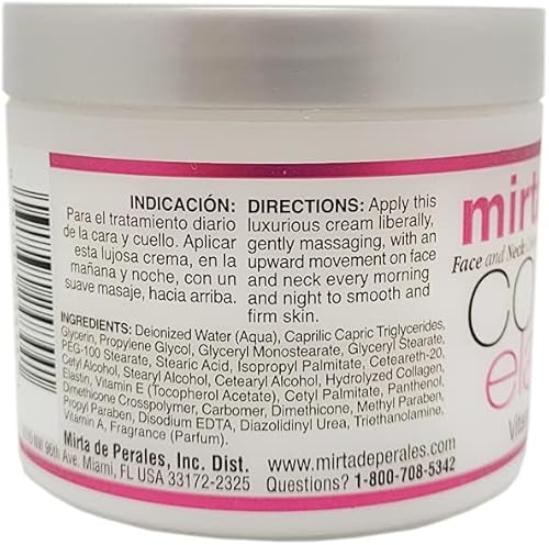 Miniatura 4 de Mirta De Perales Crema de colágeno elastina 4 onzas