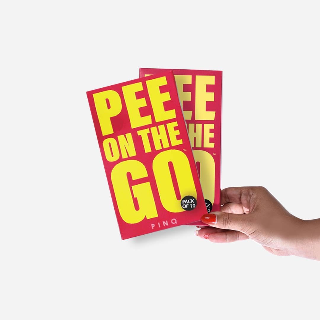 PINQ Pee On The Go I Pee Funnel for Women I Stand and Pee I Leak Proof I Portable I Eco friendly I Public Toilets, Partying, Hiking, Travelling, Outdoor Activities I 20 Pieces-image-48