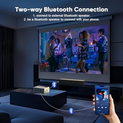 Up to 82% Off: TMY 1080P Mini Projector with Screen - Image 4