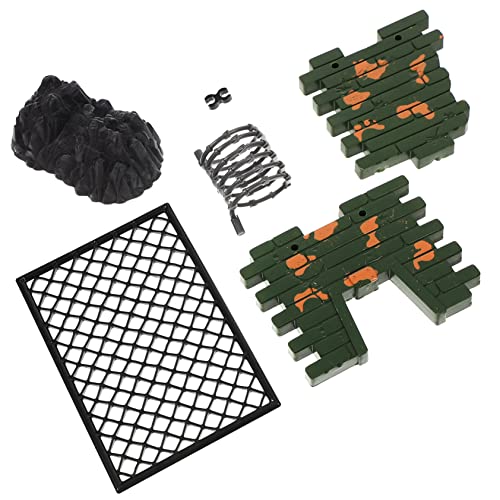 Toddmomy 1 Juego Accesorios De Escena De La Cerca De La Guerra De La Guerra Escenario Juguete De Construcción De Barricadas Barricada De Juguete El Plastico