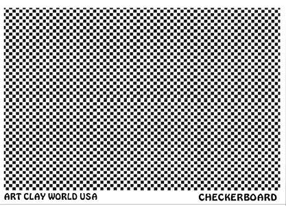 FlexiStamps Texture Sheet Checkerboard Positive Design - 1 pc.