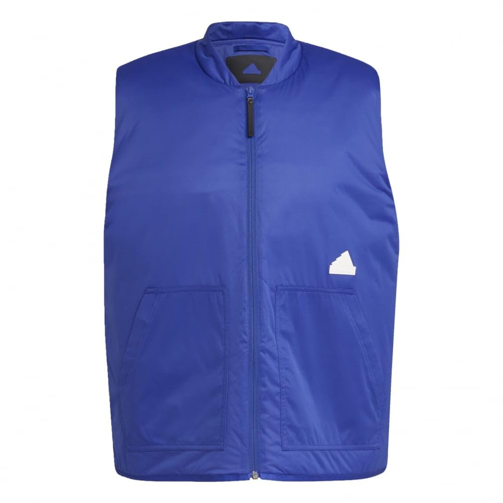 アディダス(adidas) メンズ ニュー パフ ベスト LCI50-HN1931 セミルシッドブルー Mサイズ Amazon | [アディダス] M NEW PUFF VEST Mサイズ セミルシッドブルー