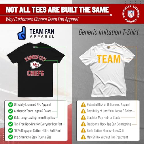 Image of NFL Gameday Cotton Blend T-Shirt for Men and Women - Licensed