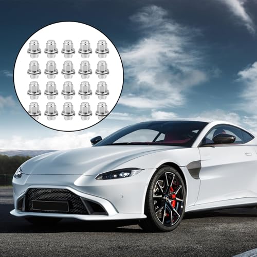 Lcyen 20Pcs M12 x 1.5 Wheel Lug Nuts Wheel Nuts Set for Jaguar XF XE X-Type F-TYPE S-TYPE XJ X350 X351 X358 XK XKR M12 x 1.5 Locking Lug Nuts - Image 6