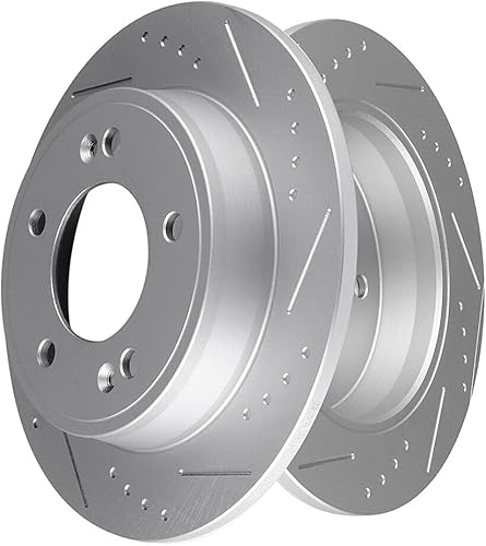 SCITOO Rotores de freno traseros 120.51043,31603 para Hyundai Elantra 2011-2018, 2013-2014 para Hyundai Elantra Coupe, 2013-2018 para Hyundai
