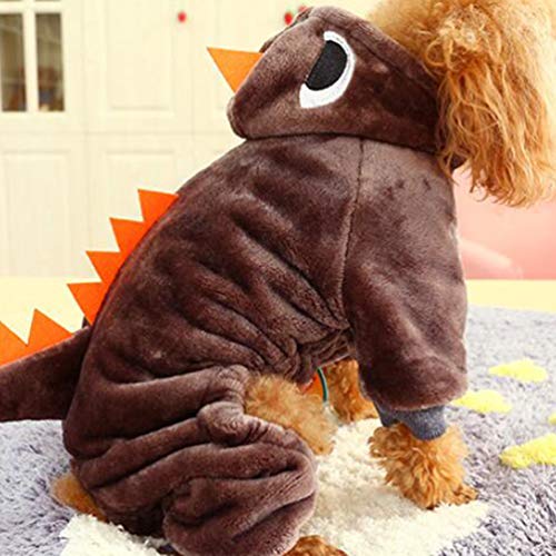 Popetpop Fantasia de Dinossauro Cinza Roupas Roupas de Inverno Jaqueta Inverno Roupas Roupas de Esti