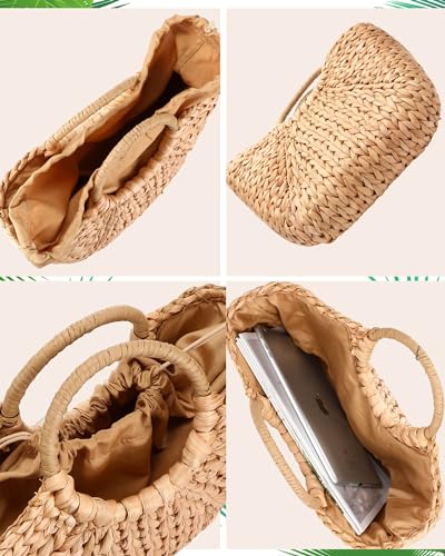 Set de 5 piezas bolso y sombrero de verano para mujer miniatura 3