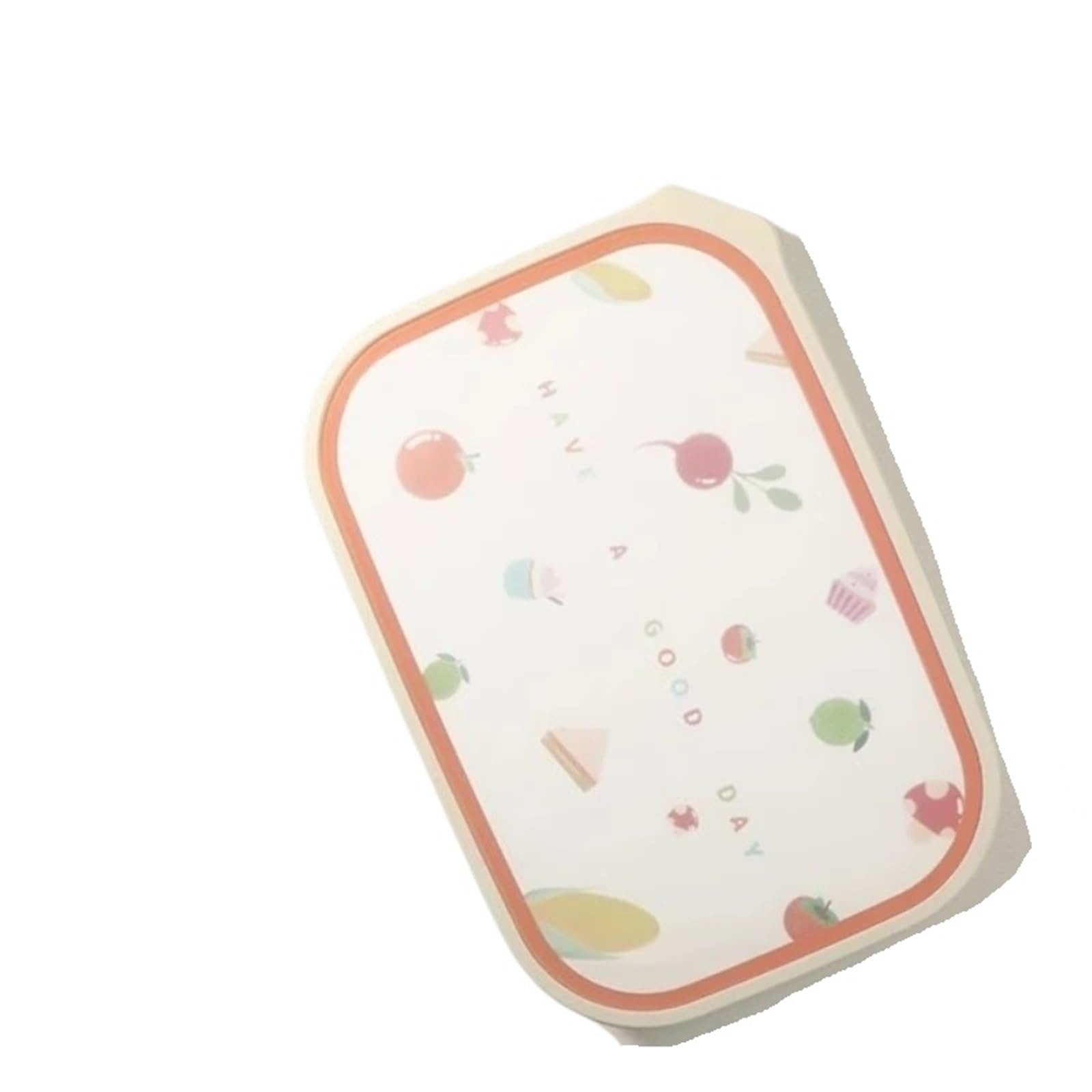 Planche à découper rose de cuisine et son couteau suspendu pour préparer les repas du quotidien