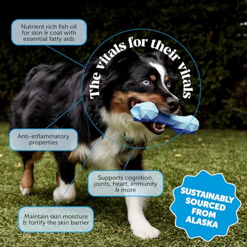 image for Pet Honesty Omega 3 Fish Oil Supplement for Dogs & Cats (16oz), Wild C