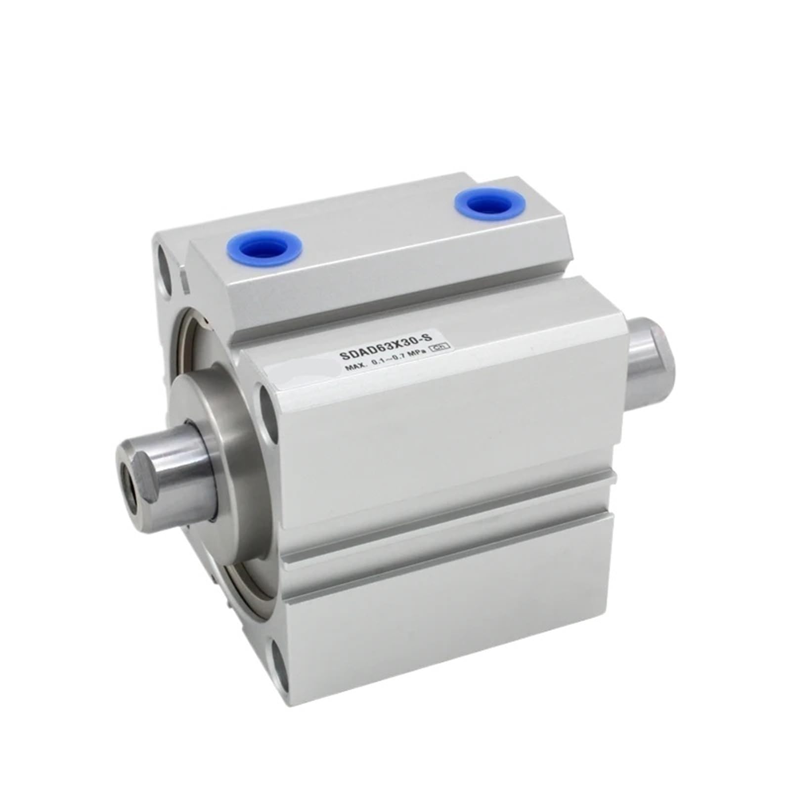 Vérin pneumatique double effet SDAD16 double tige cylindre compact