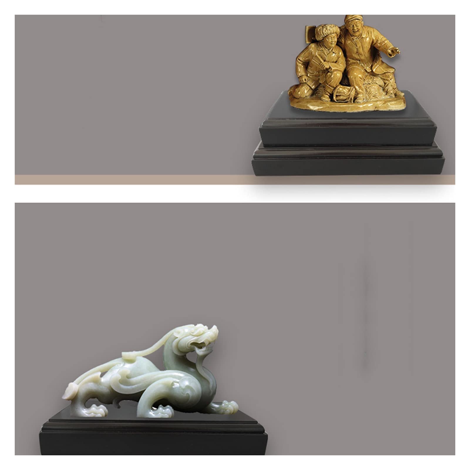 Stojak na wazony drewniany wazon podstawa stojak ekspozycyjny rzemiosło doniczka podstawa kamień akwarium korzeń rzeźbiony czajniczek wazon bonsai podstawa (S)