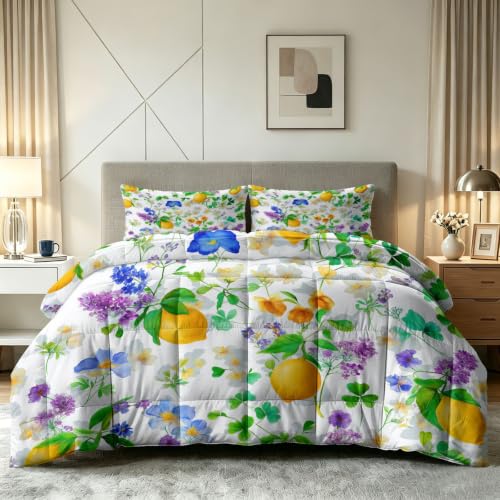 Colcha floral de microfibra para el dormitorio en las 4 estaciones 2