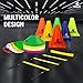 BELCO SPORTS 6 Inch Cones Pack 6,10 Space Markers and 4 Meter Ladder Agility Combos (Set-2)