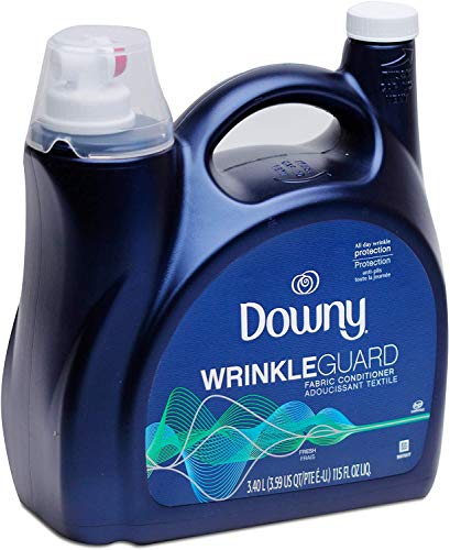 Downy Wrinkleguard Liquid Fabric Conditioner (Fabric Softener), Fresh Scent - 3.40 L/115 Fl. Oz