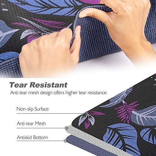 Tapete de ioga TOPLUS, tapete clássico de 0,63 cm, antiderrapante, extragrosso para fitness e exercí