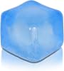 Large Ice Cube Squishy Stress Cube (7cm / 2.76”), Soft Squishy Cube Toy for Adults & Teens, Gel-Filled Squishy Toys for Stress Relief & Focus, Durable Desk Fidget, Gift Box (blue)