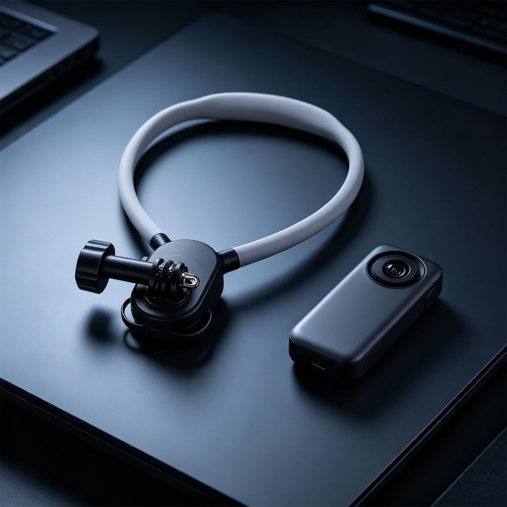 Supporto da collo indossabile per Action Camera Walking e video di tutti i giorni