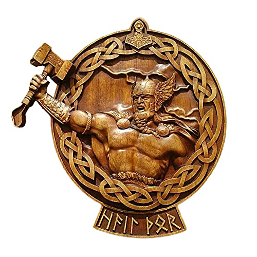 HOAD Hugin Munin Art Wall Odin-Ravens Wikinger Mythologie-Ikone Heimdekoration Cover