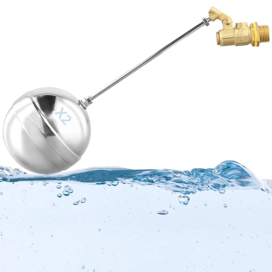 Válvula de bola flotante DN15 para solucionar fugas y controlar nivel en torres de agua