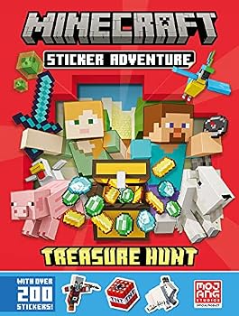 Minecraft Sticker Adventure: Treasure Hunt: A brand-new official sticker book containing hours of fun for kids